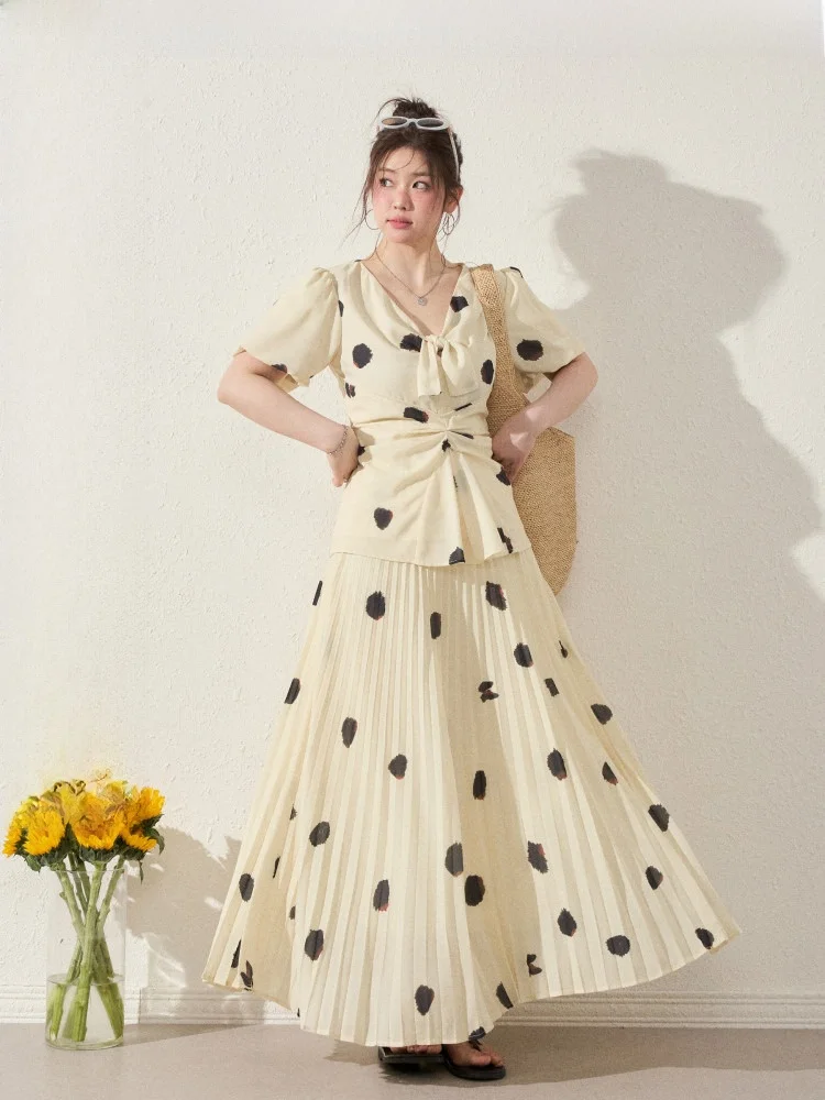 

Jiulu Studio Orange Sunset Micro Plumpmm Утягивающий топ с v-образным вырезом и юбкой размера плюс Комплект летнего полиэфирного волокна