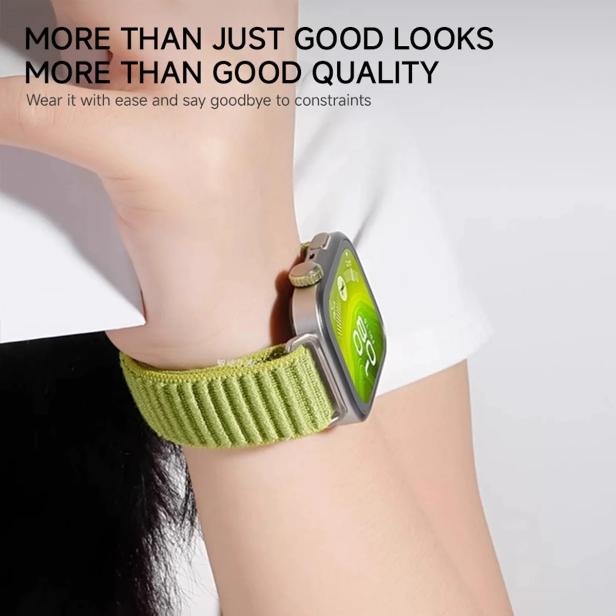 for Apple Watch Band 10 42mm 46mm ultra 49mm Nylon Sports Strap for iwatch 9 8 7 6 SE 5 4 41mm 45mm 44mm 40mm correa Bracelet image 2