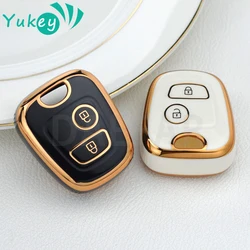 For Peugeot 106 107 206 207 307 for Citroen C1 C2 C3 C4 XSARA PICASSO for Toyota AYGO 2 Button TPU Car Key Cover Case Protector