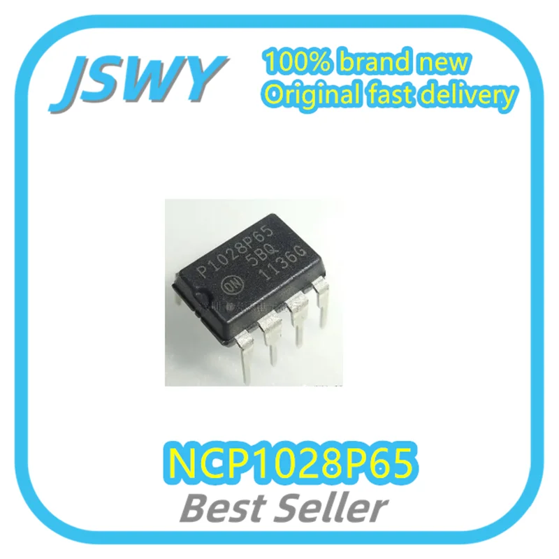 

(5/50pcs) NCP1028P65 Silkscreen P1028P65 DIP-7 Power Management Chip Genuine In Stock Ships Fast
