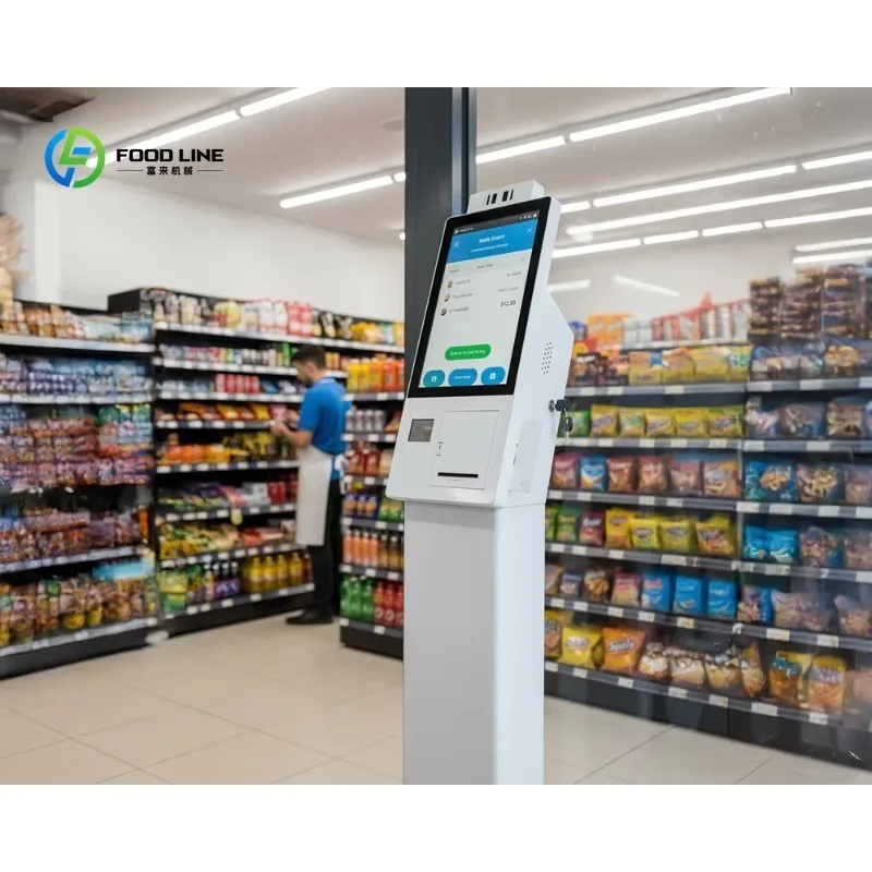 Screen Desktop Self Ordering Android Payment Terminal for Restaurant Fast Food Retail Machine