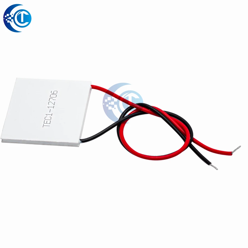 40×40mm TEC1 Series Thermoelectric Cooler Peltier Module, Semiconductor Refrigeration Cooling Plate