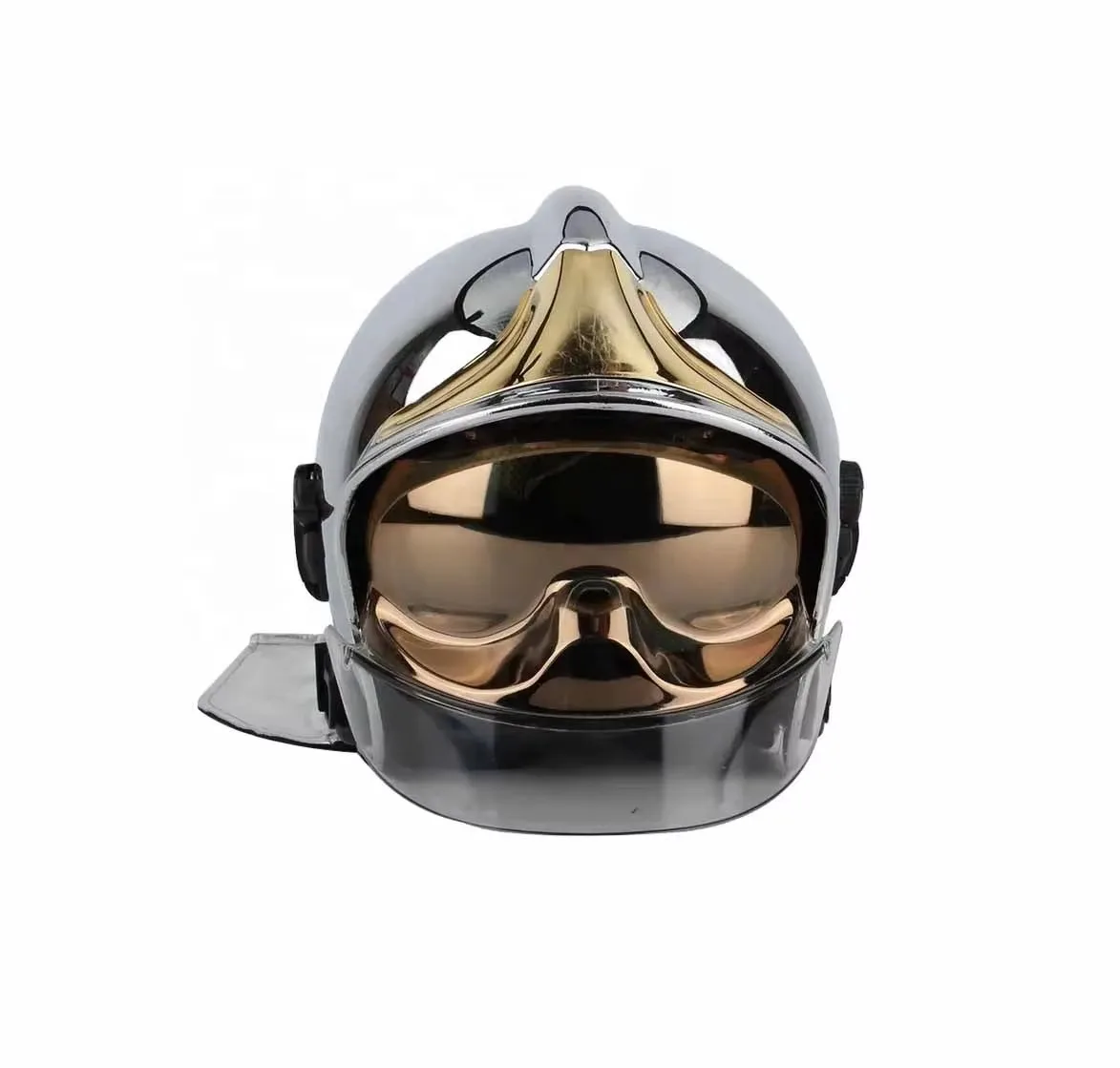 Red Fire Fighting Helmet Yellow F1 Fireproof Helmet view 4