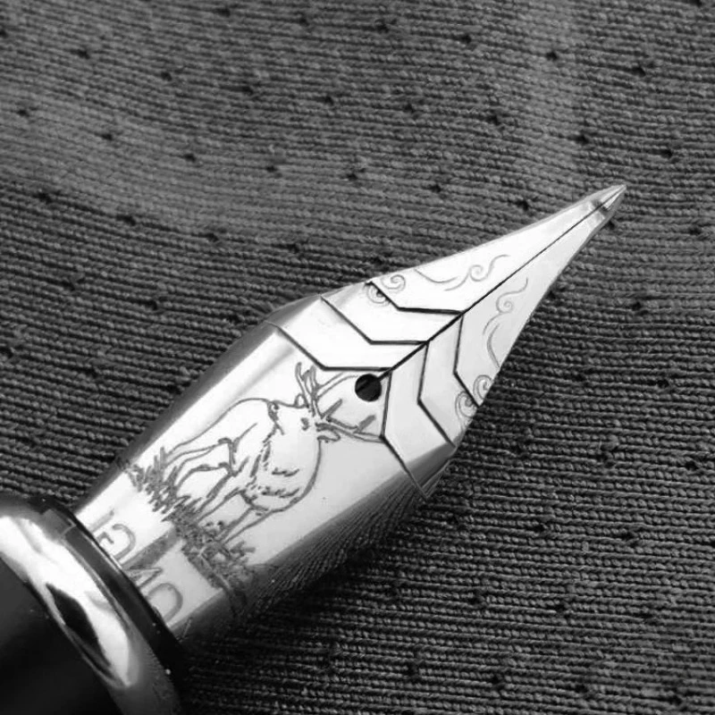 Stacked Long Knife Nib Balaoye Fountain Pen Handmade Double Layer 3.0/4.0 Nib Writing Luxury Collection Office Calligraphy Pen