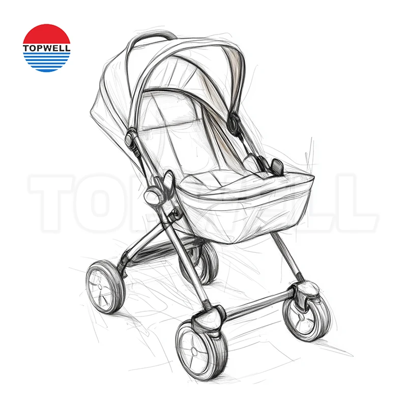 Dogs Stroller  Foldable Carrier Detachable Lightweight