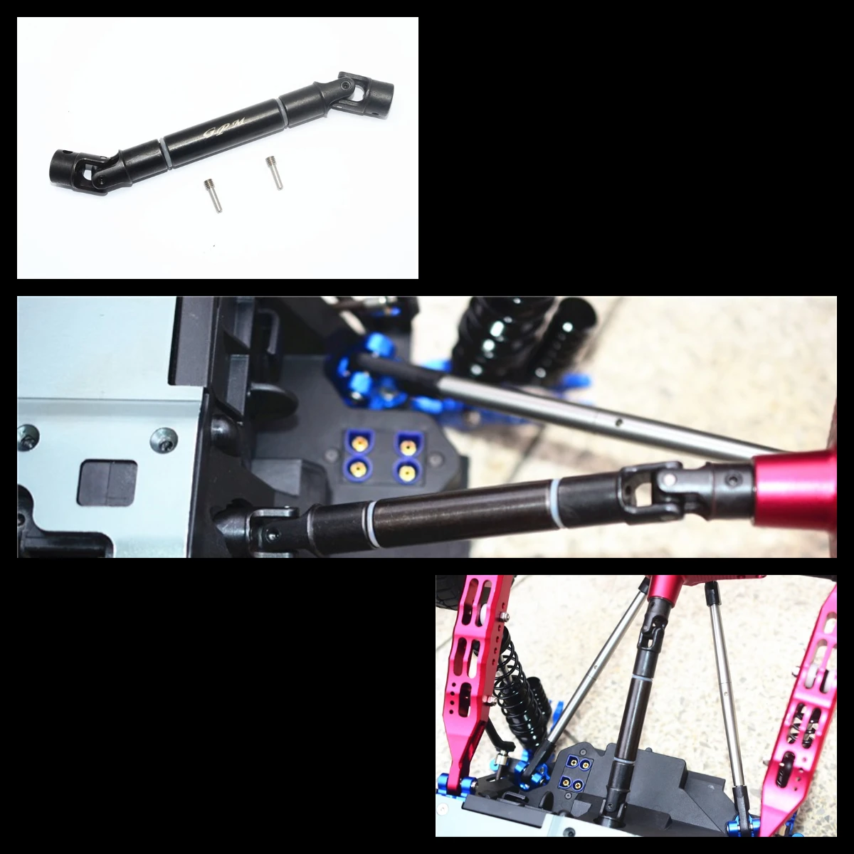 GPM LOSI 1/6 Super Baja Rey voor gehard staal # 45-verdikte aandrijfas achteraan