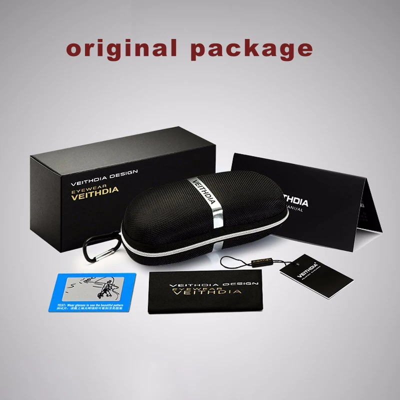 VEITHDIA Neue Mode Sport Sonnenbrille Polarisierte UV400 Objektiv TR90 Rahmen Laufen Outdoor männer Gläser Geeignet Für Weibliche FA125 – Detail 2