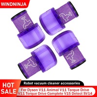 Washable HEPA Filter For Dyson V15 Detect V11 Animal V11 Torque Drive SV14 Cordless Vacuum Replacement Filter Part to 970013-02