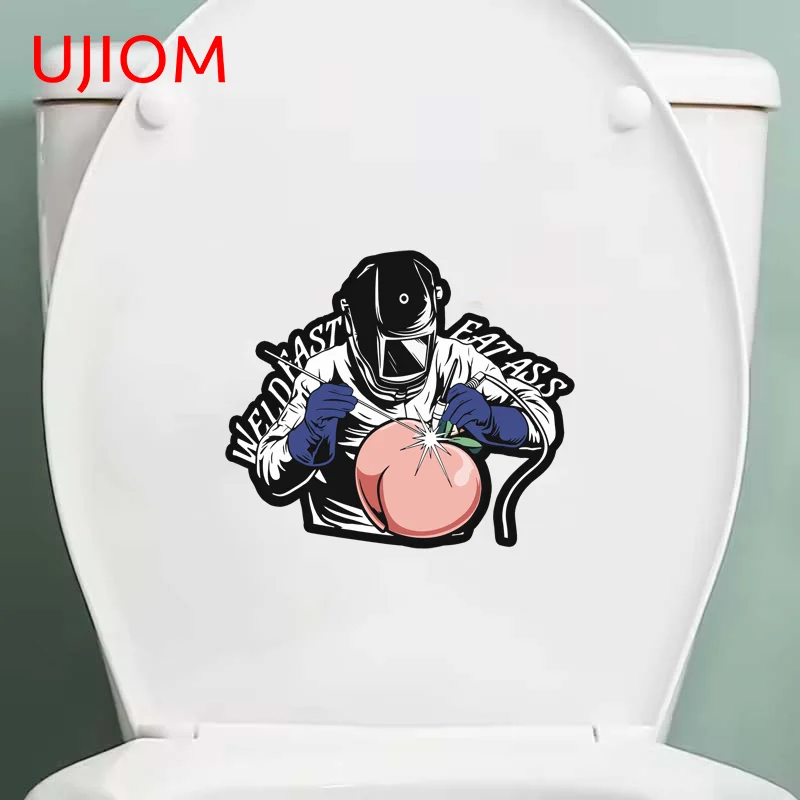 UJIOM Amusing Artistic Welders Wall Sticker Delicate Tendy Enchanting Sunscreen Vinyl Graphics Decal Edgy Wallpaper Home Decor