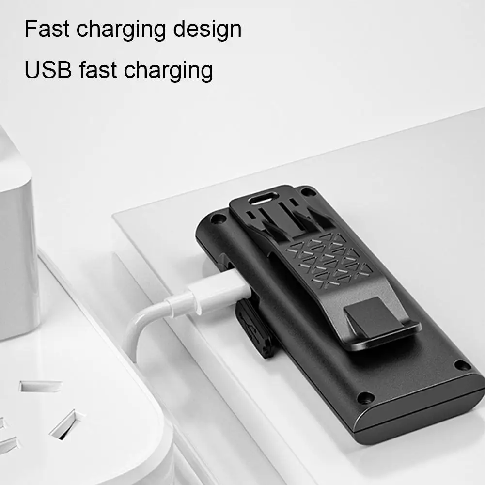 Outdoor Lighting Multifunctional Mini Work Light COB USB Rechargeable 4-Gear Light Source Portable Night Running Camping Ligh