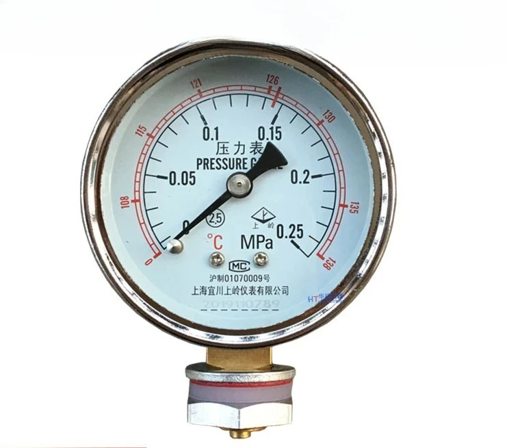 

Yichuan Shanghai Portable High Pressure Disinfection Pot Accessories Sterilization Pot Pressure Steam Sterilizer Pressure Gauge