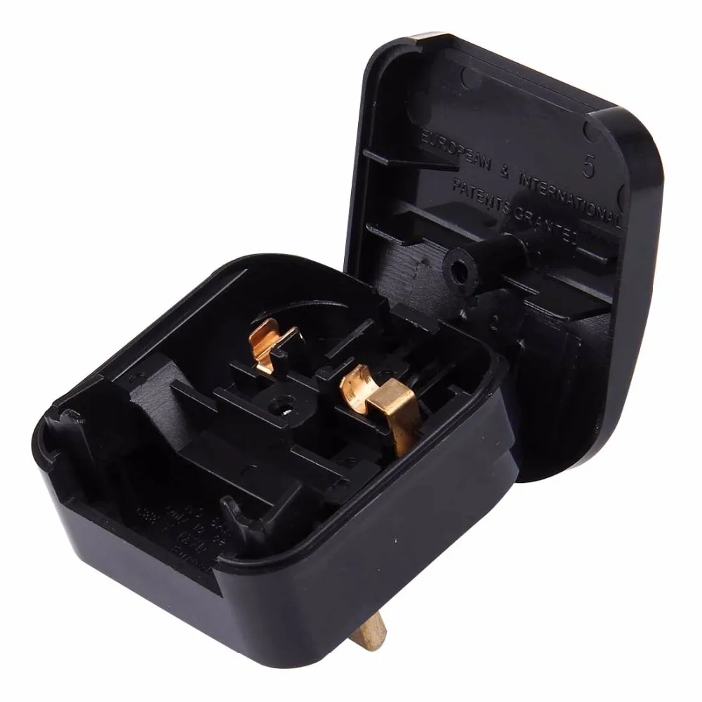 

European standard adapter British standard square foot power converter embedded round foot charger conversion plug