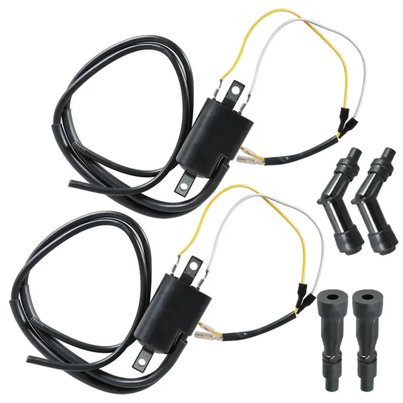 30501-300-00 Für Honda 750 Four CB750 CB750A F/K 1969–1978 Zündspulen + Zündkerzenkappen 330502 -300-003