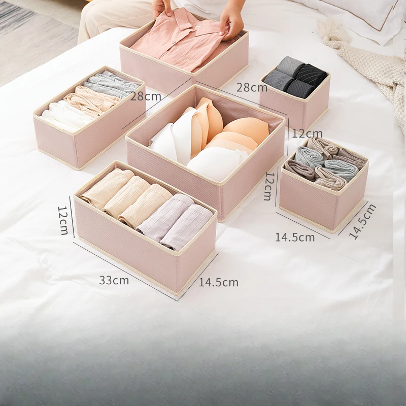 Three-piece Set of Coverless Folding Storage Boxes Miscellaneous Boxes Toy Storage Boxes Home Clothes Storage Boxes