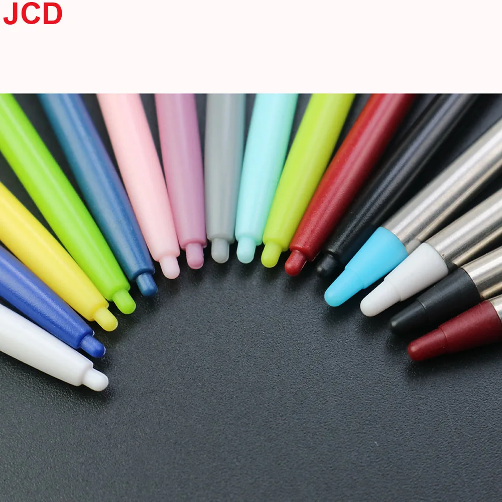 JCD 1pcs Multi-Color Plastic/Metal Touch Screen Stylus Pen Video Games Control Touch Pen for 3DS XL LL Game Accessories
