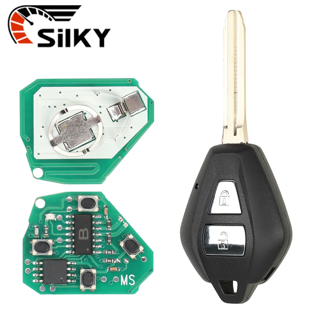 SilKY 433MHZ ID46 Chip 2 Buttons Remote Smart Car Key Fob For Isuzu D-Max Holden Colorado Auto Key Control Replacement