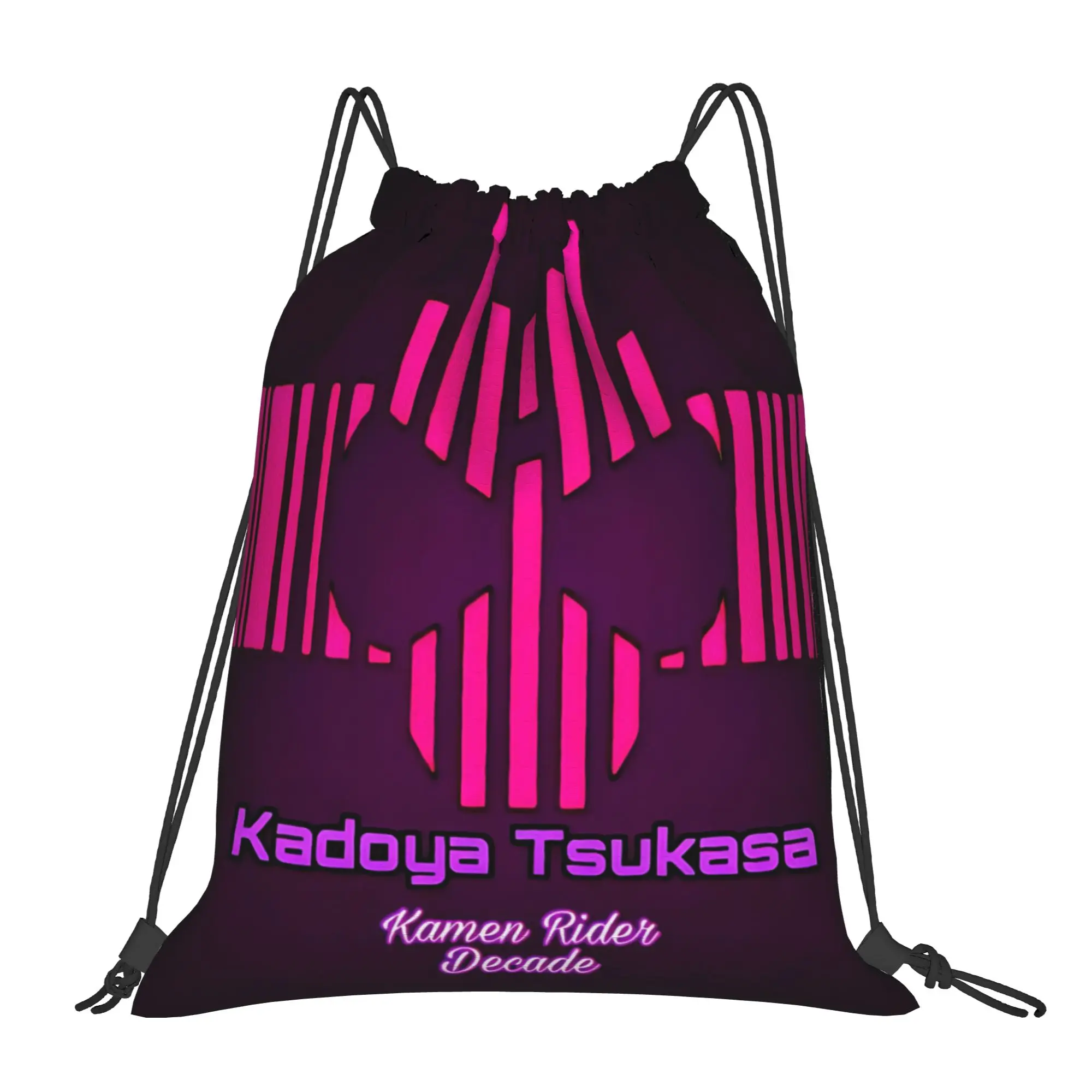 gym Pouch Kamen Rider  Drawstring Bags Hiking Unisex Storage Organize Bundle Pocket Rope Bag