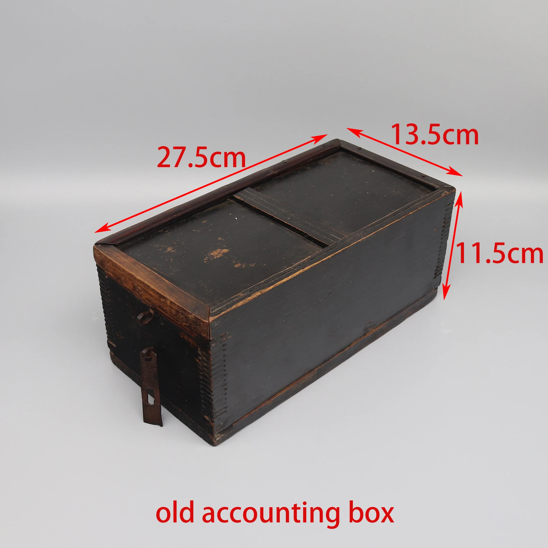 Old Accounting Box, Wooden Case, Home Decoration Accessory