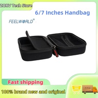 Feelworld 6/7 Inches Portable Handbag Carrying Black Case for Feelworld F6PLUS F5PROV2 FW568 F570 4.5-6\