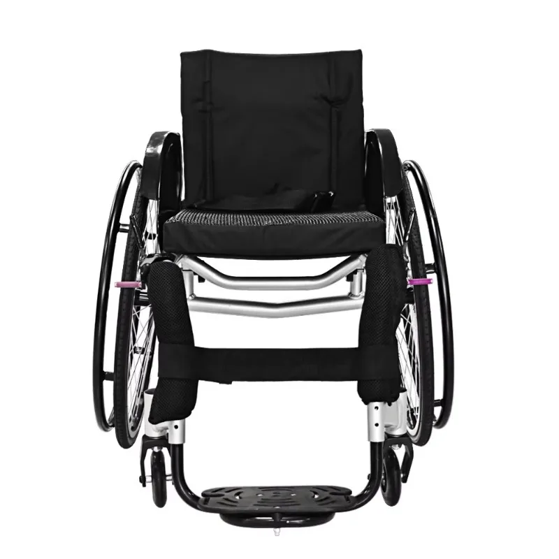 

Aluminum Chair Frame Sport Wheelchair Manual Medical Care Wheelchair for Patient