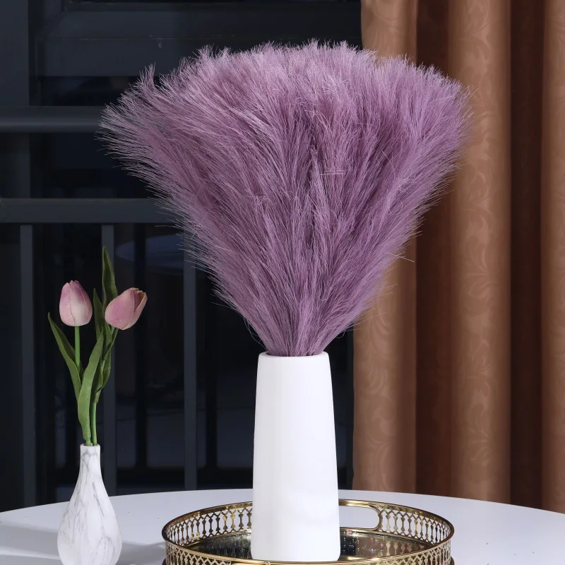 

55CM Pampas Grass Artificial Reed Simulation Reed Grass Wedding Holiday Atmosphere Home Decoration