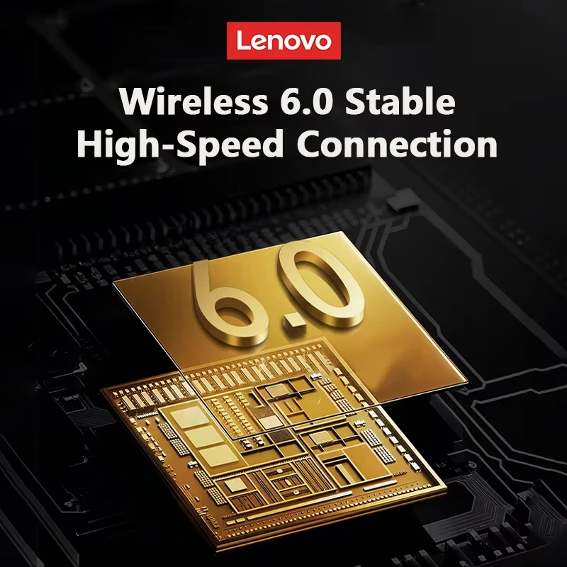Lenovo LE203 Kabellose Schlaf-Kopfhörer, Bluetooth 6.0, unsichtbare Stereo-Kopfhörer, kleine, komfortable In-Ear-Ohrhörer, lange Lebensdauer