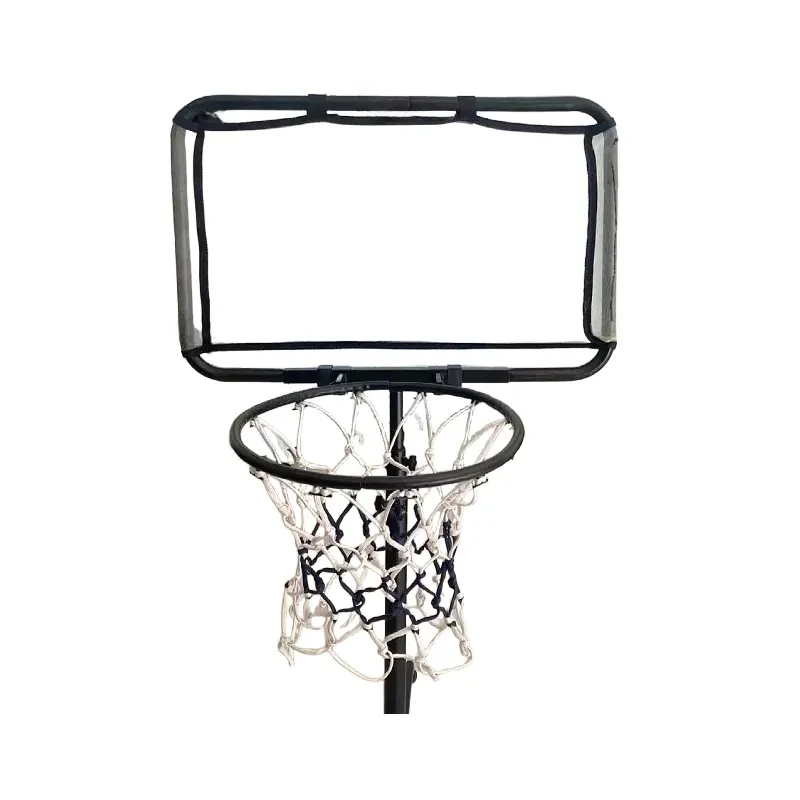 高さ調節可能な屋内外兼用ポータブルバスケットボールフープ、子供用スポーツ用品、コートやフィールドでの遊びに最適