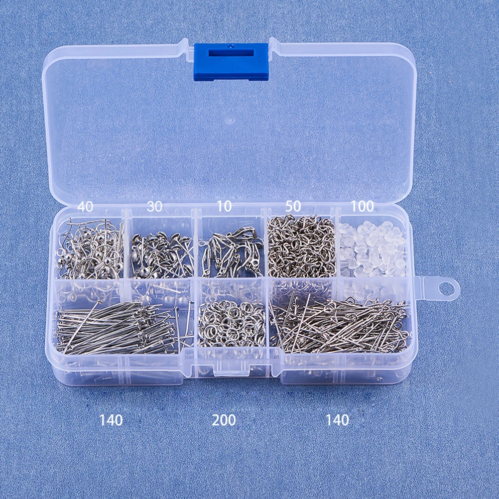 

1 Set Earrings Accessories Women Fashion Handmade Metal Diy Jewelry Parts Silver Durable Lightweight Daily Chic Sterling Gift