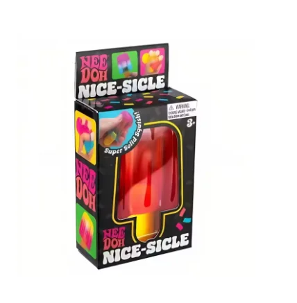 Heißer Schylling NeeDoh Nice Cube, sensorischer Anti-Stress-Block, weiches, knautschbares Stressabbau-Fidget-Spielzeug, ideales Souvenir-Geschenk für Kinder