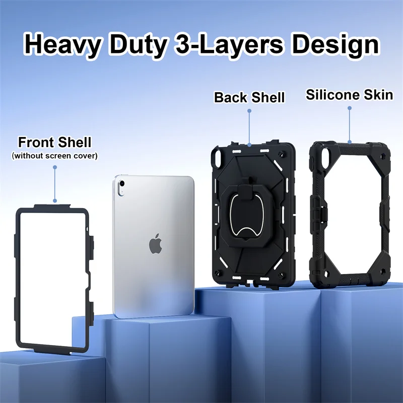 Für iPad A16 11. 10th 10,2 9th 8th 7th 9,7 6th Generation Fall Stoßfest Tablet Abdeckung Für iPad Air 7 6 5 4 10,9 3 Pro 11 Funda – Detail 6