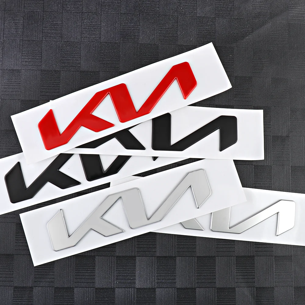 1 шт. 3D KN ABS значок автомобиля передний капот логотип наклейка для нового Kia хвост багажника задняя эмблема наклейка авто Стайлинг украшения аксессуары