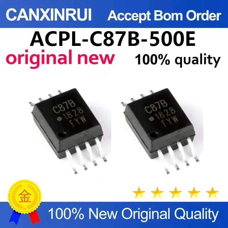 （5pcs-10pcs）Brand new original ACPL-C87B-500E SOIC-8 precision optical isolation voltage sensor chip