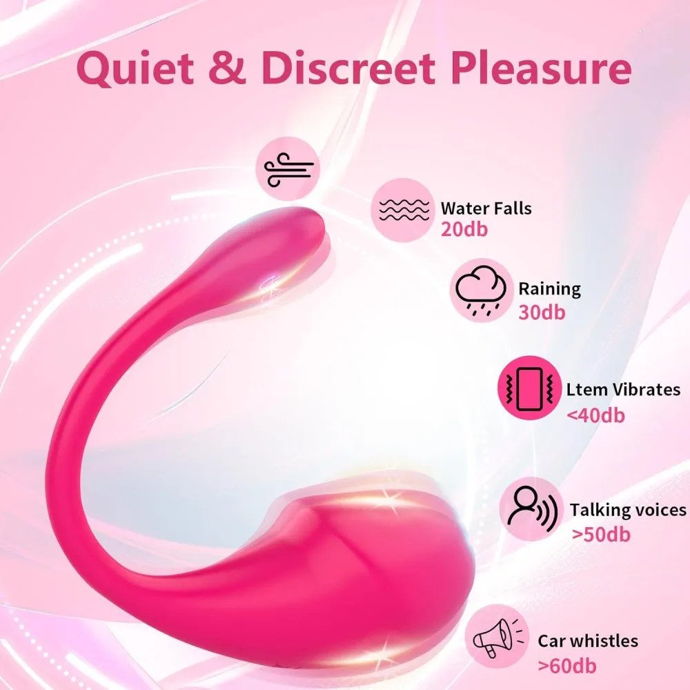 جهاز هزاز لتدليك الجسم الحب البيض البظر محفز الاستمناء G بقعة كرات المهبل App التحكم تهتز البيض الجنس لعب الكبار النساء #4