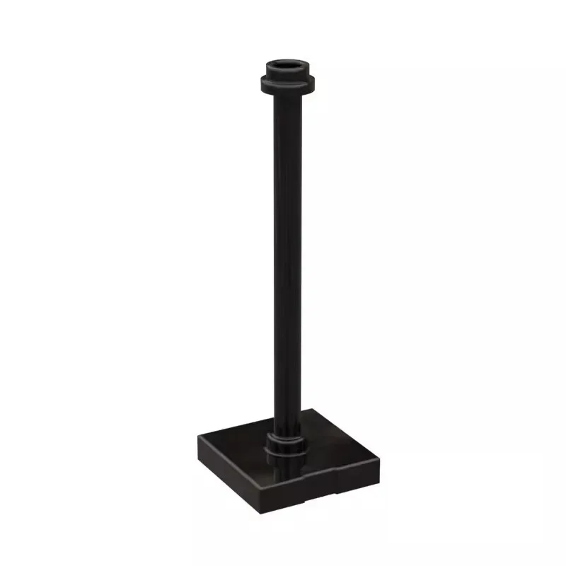 [56Pcs]【50g】 Model 98549 Interlocking 2×2×5 Lamp Post with Rod and Stud, Children DIY STEM Building Blocks Toy Group