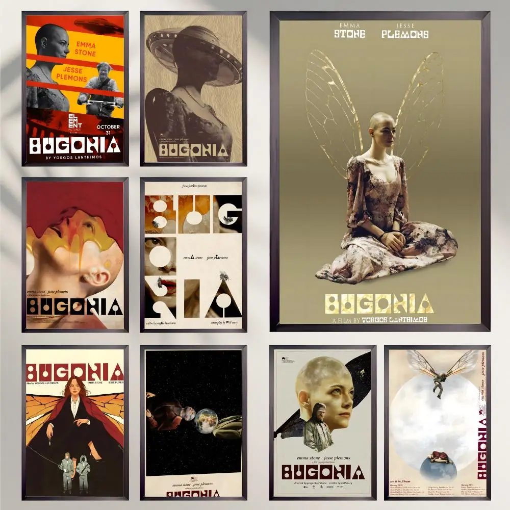 ملصق فيلم رعب B-BugoniaS عالي الدقة متعدد الاستخدامات مقاوم للماء لتزيين الحائط ذاتي اللصق مثالي لأي غرفة وهدية مثالية