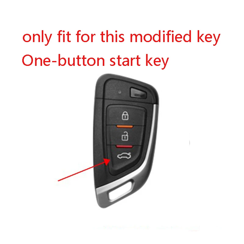 3 Button Smart Remote Protector Cover for VVDI Universal Silicone Car Key Case Holder Rubber Skin Shell Set Keychain Accessories