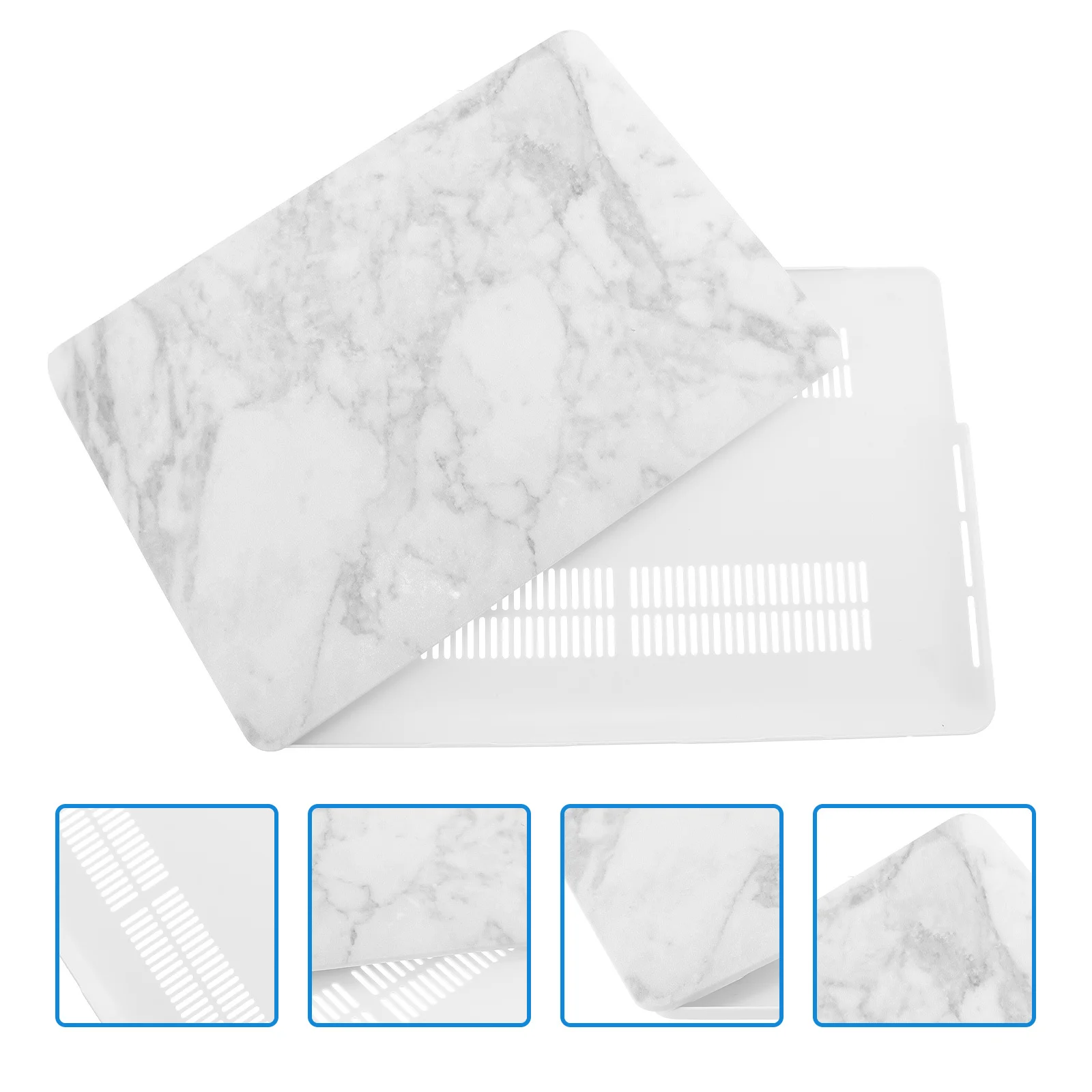 غطاء جلدي للكمبيوتر المحمول بتصميم رخامي متوافق مع Pro Retina 13.3 واقي مرن وسهل التركيب، غلاف كمبيوتر محمول للكمبيوتر المحمول #1