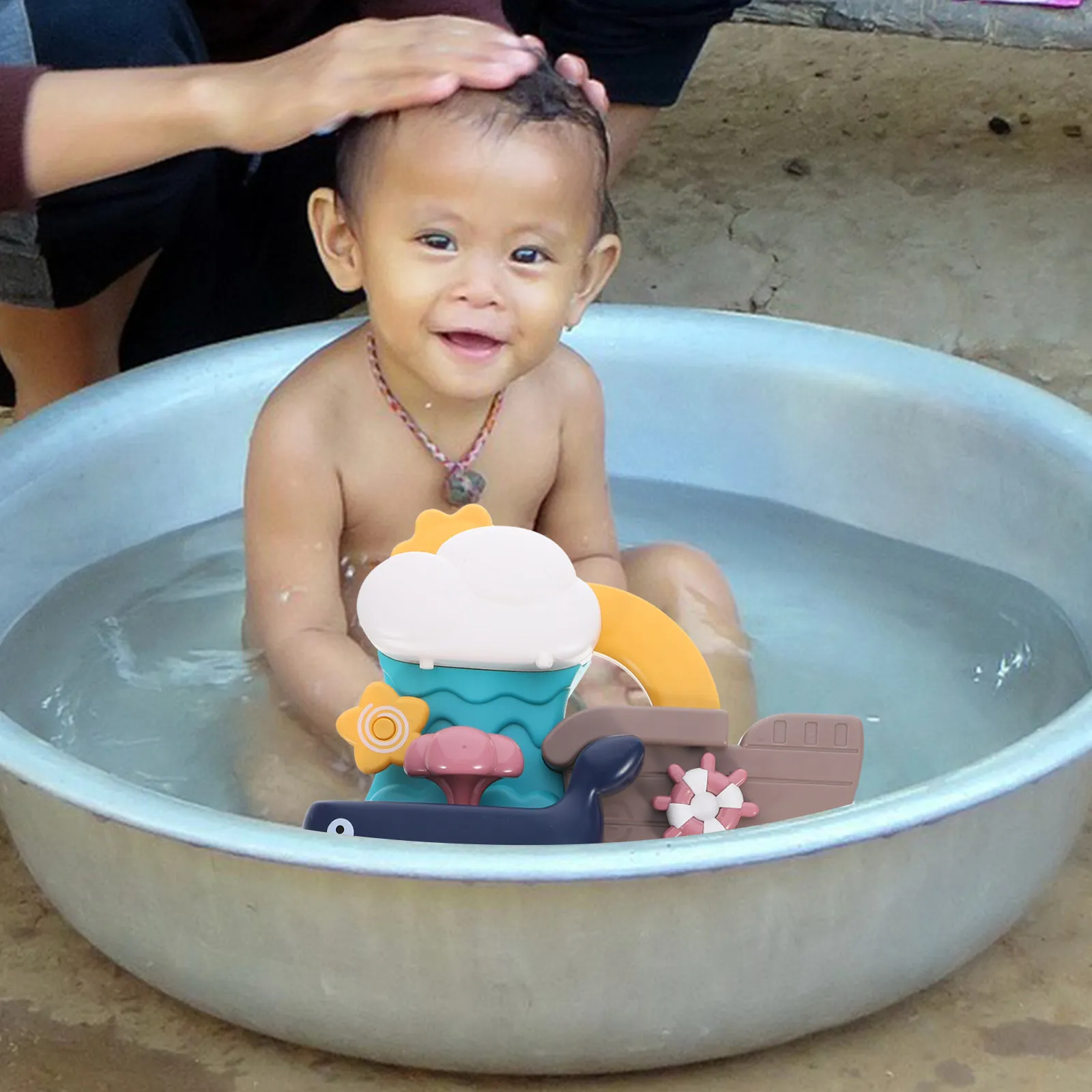 

Игрушка для ванной в виде кита с эффектом водопада, интерактивная игрушка для душа и ванны для детей 1, 2, 3 лет