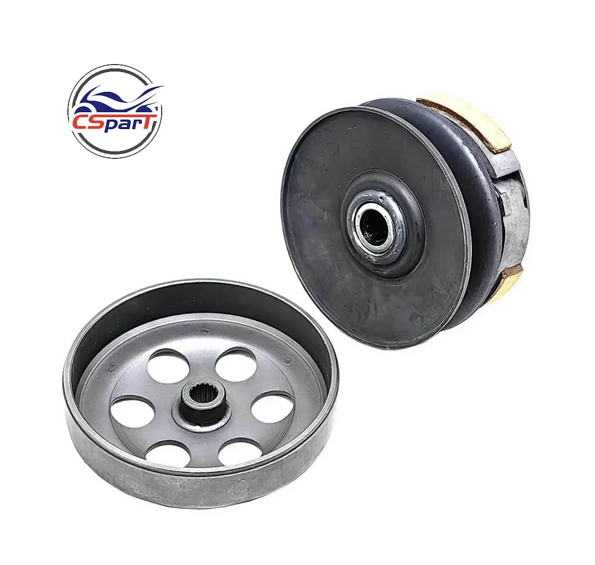 120MM 16T JOG Clutch Assembly for Yamaha 90CC 100CC 1E50QMF 1E52QMG  Minarelli  Znen  LongJia Jonway Kazuma Scooter Buggy Parts