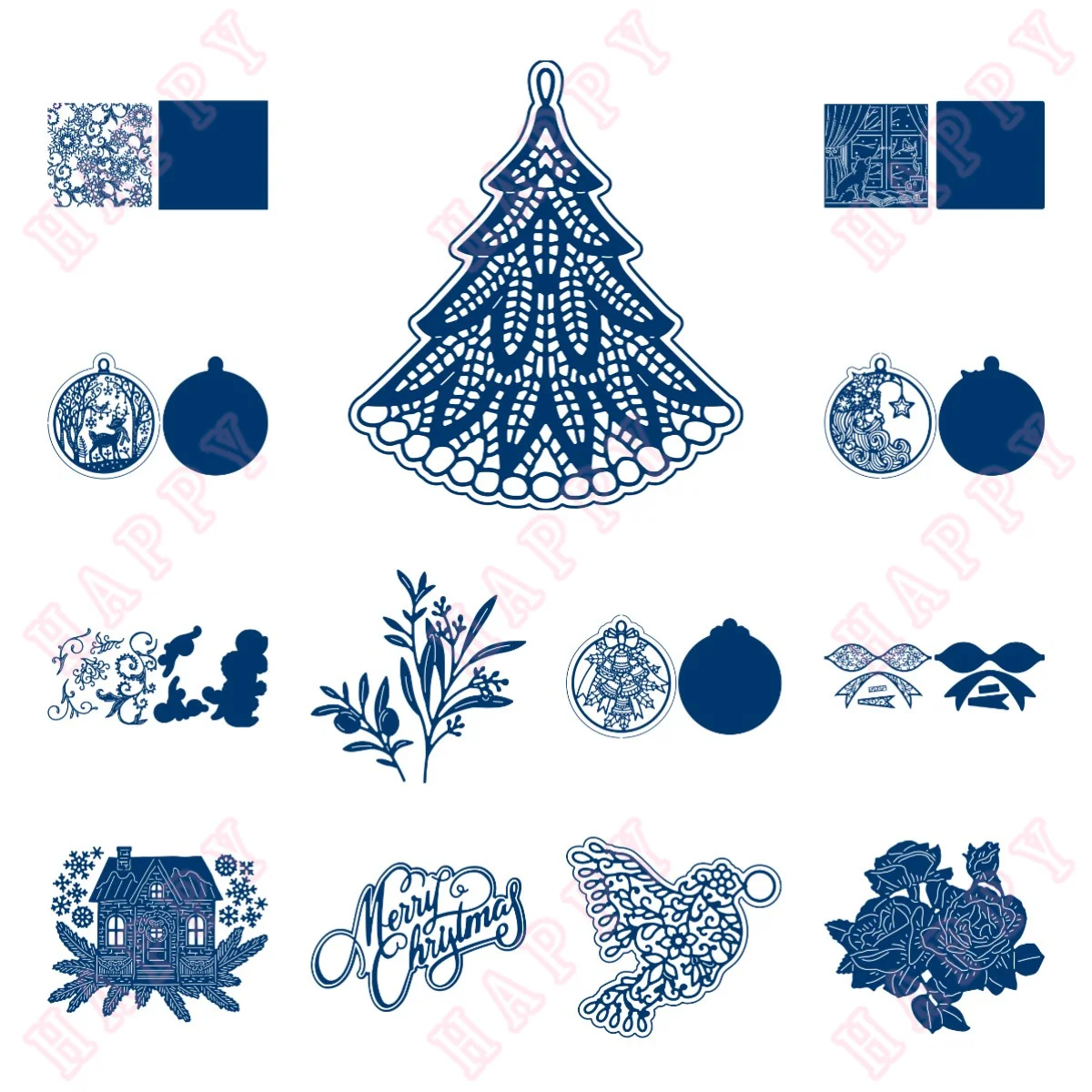 

Metal Cutting Dies Blushed Rose Snowflakes Window For DIY Scrapbook Diary Photo Embossing Paper Craft Greet Card Handmade Moulds