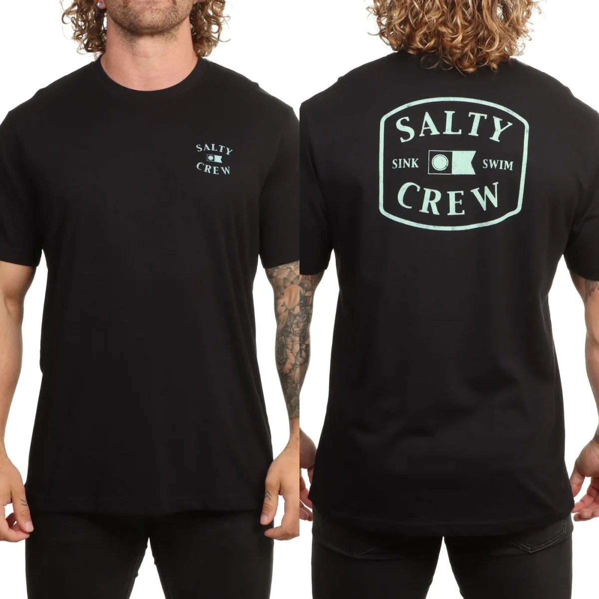 Y2K Salty Outdoor Crew Grafik-Baumwoll-T-Shirt Unisex Sommer Kurzarm Mode Marken-Tee Luxus Casual Vintage Tees – Detail 7