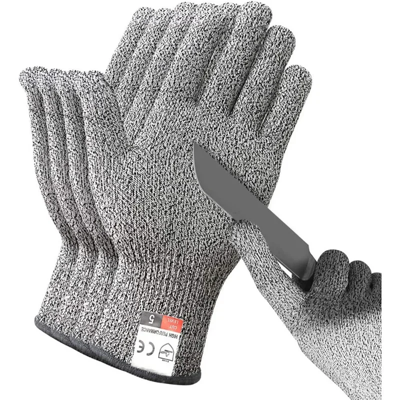 HPPE Level 5 Safety Anti Cut Gloves High-strength Industry Kitchen Gardening Anti-Scratch Anti-cut Glass Cutting Multi-Purpose