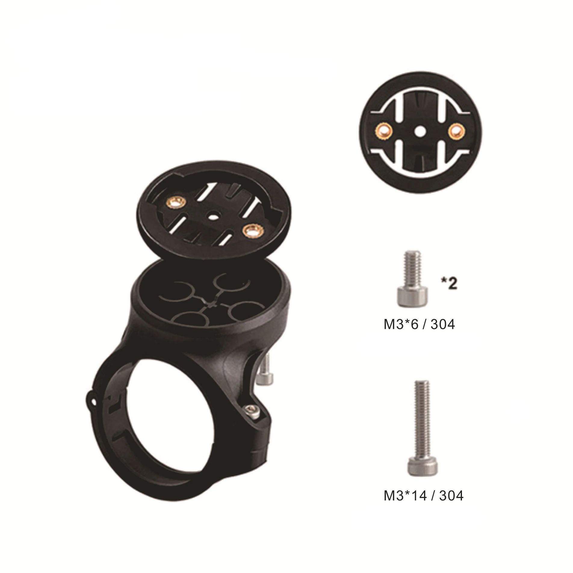 Fahrrad-Rückradarhalterung Fahrradlicht-Halterung Sattelstützen-Lampenhalter für Garmin Varia Magene L508, Bryton R300L – Detail 4