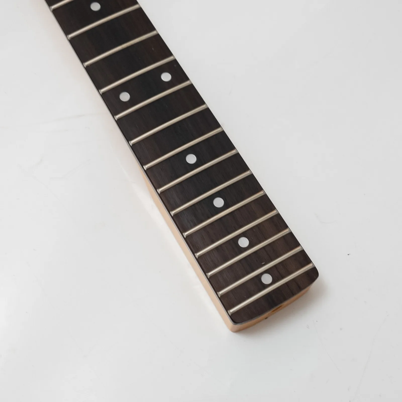 Reverse Headstock Guitar Neck Rosewood Fingerboard 21 Frets Modern C Shape 25.5 Inch Scale Gloss Finished