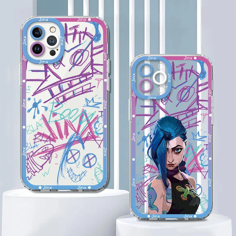 Graffiti Logo Jinxs Phone Case For OPPO Realme C67 C65 C63 C55 C53 C35 C30 C11 12 10 9 8 7 6 5 3 Pro Plus 5G Transparent Cover