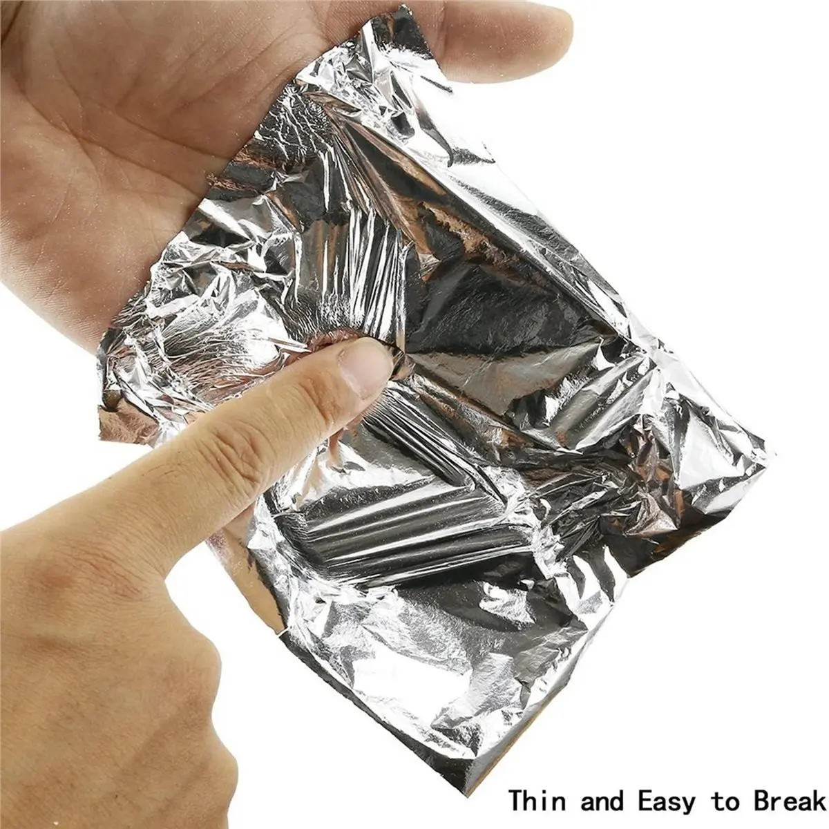 

Надежный - 100 шт. листов из искусственной золотой фольги для искусства, позолоты, рукоделия, живописи, украшения (5,5 х 5,5 дюйма, золото)