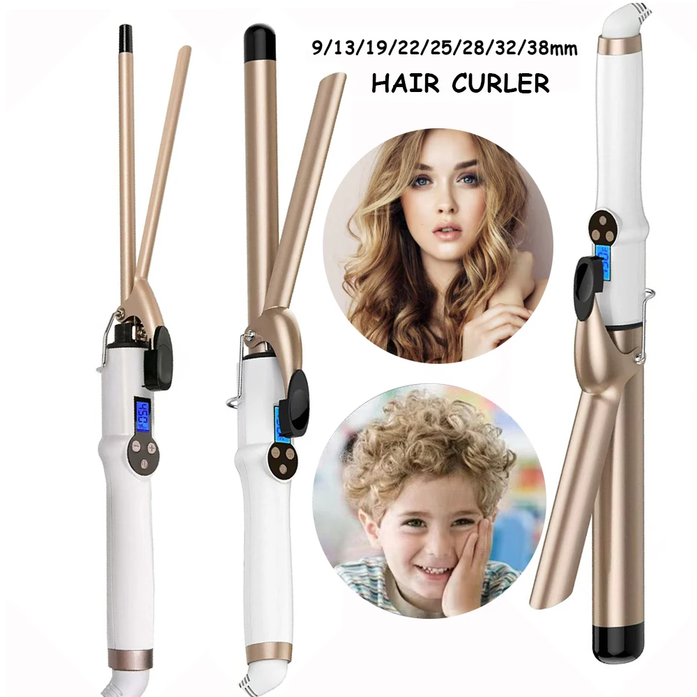 

Ceramic Curling Iron Hair straightener Hair Styling Hair Curler Heat-Up Fast Hair Wavy Hair Supplies Thermal Brush Curling Tongs