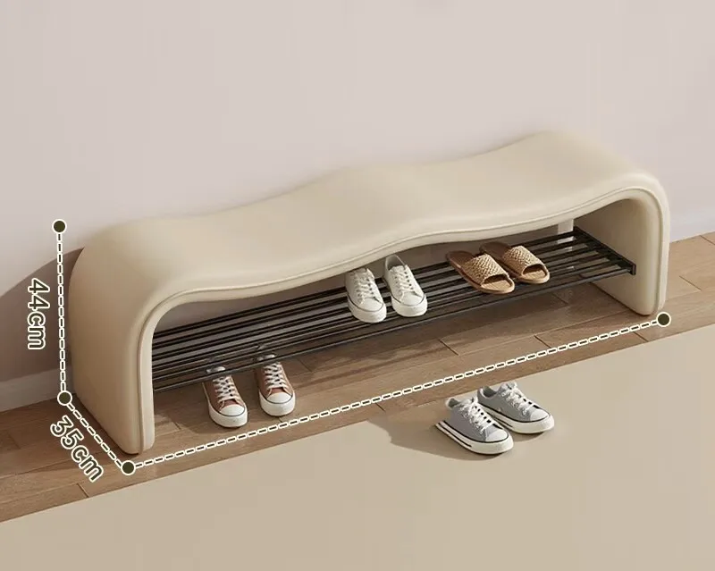 Nordic Space Saving Shoe Rack Designs Organizer Storage Shoe Rack Modern Bedroom Bench Multifunction Furniture Accessories