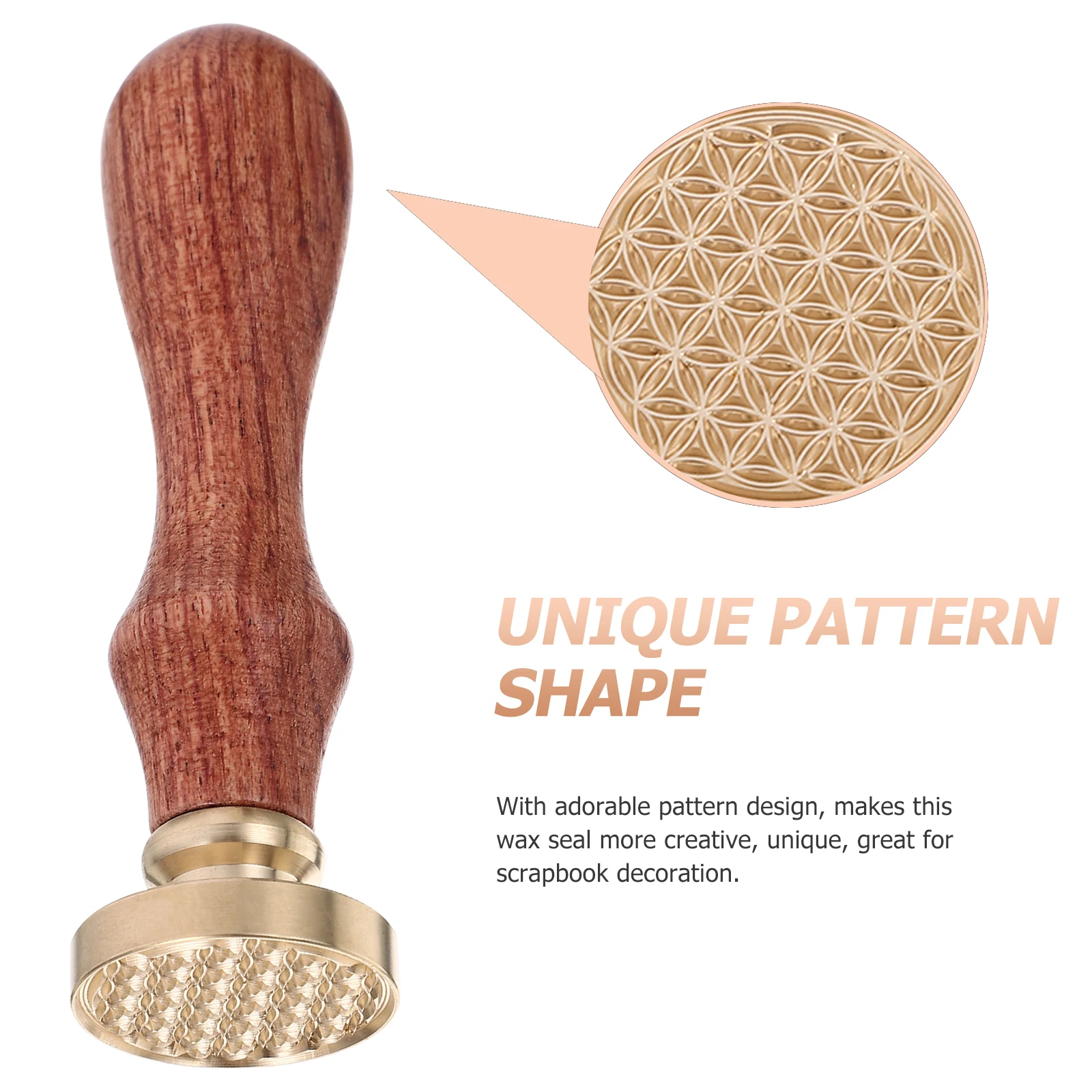 

Eyeshadow Pressing Tool Copper Head Handle DIY Powder Stamp Repair Mold Circular Pattern Makeup Accessory High Quality