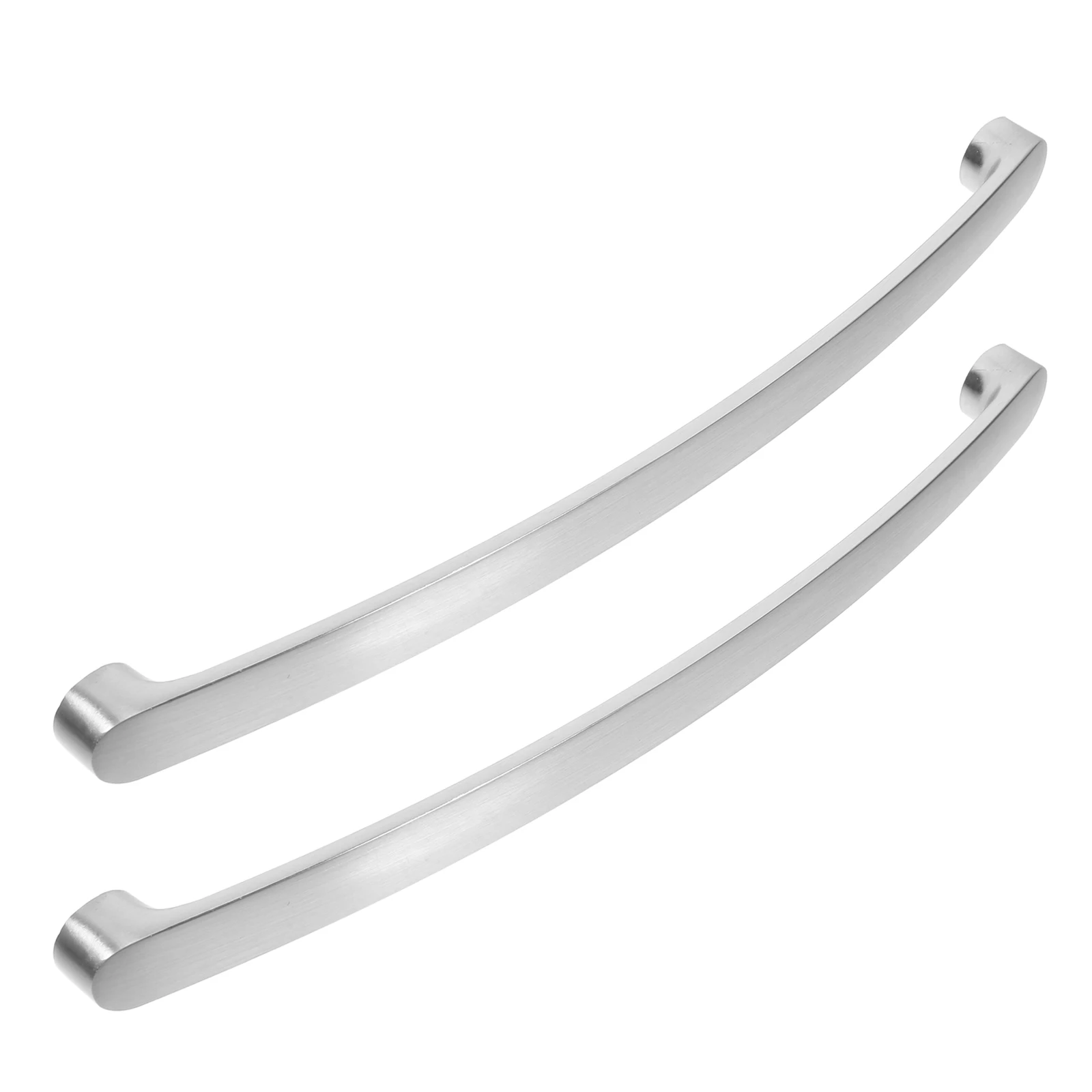 

2pcs Aluminum Alloy Cabinet Handles 128mm Unpainted Silver Drawer Pulls for Kitchen Cupboard Bathroom Furniture Hardware